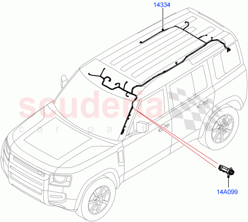 Part Diagram for Land Rover LR136021