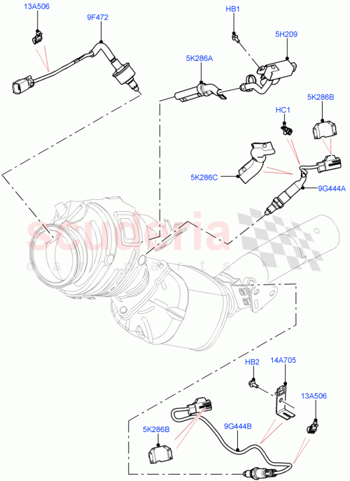 Part Diagram for Land Rover LR141892