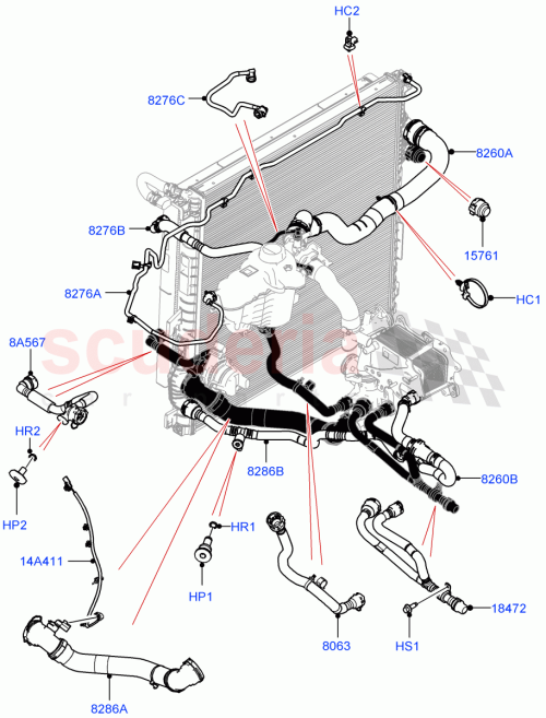 Part Diagram for Land Rover LR175788