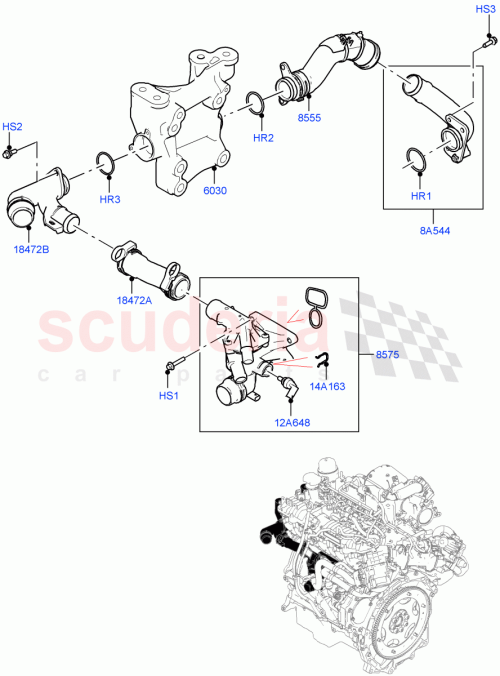 Part Diagram for Land Rover LR139875