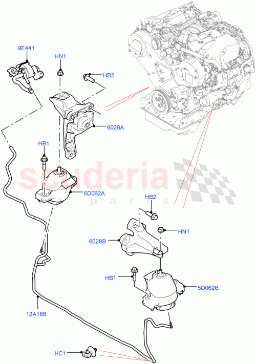 Part Diagram for Land Rover LR090472
