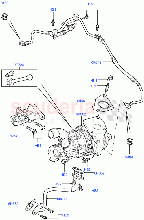 Part Diagram for Land Rover LR021044