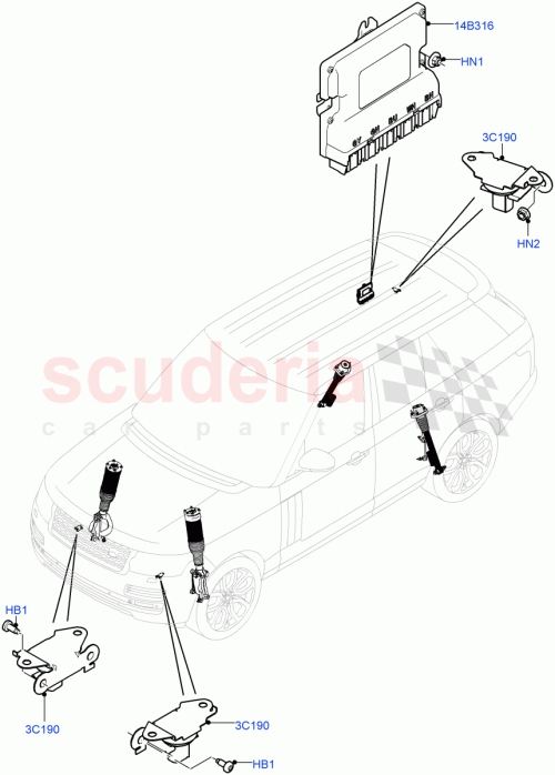 Part Diagram for Land Rover LR012896