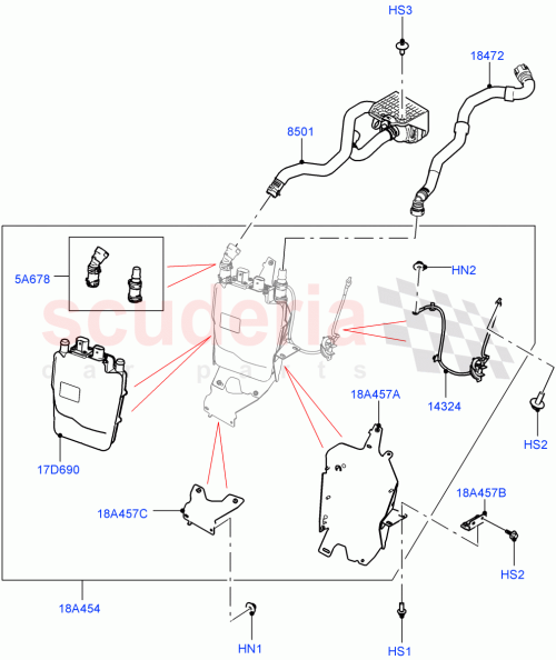 Part Diagram for Land Rover LR135808