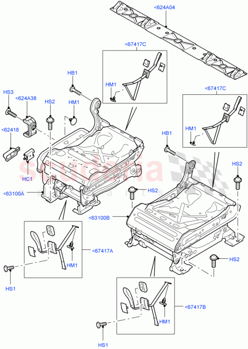 Part Diagram for Land Rover HPH500270PVJ