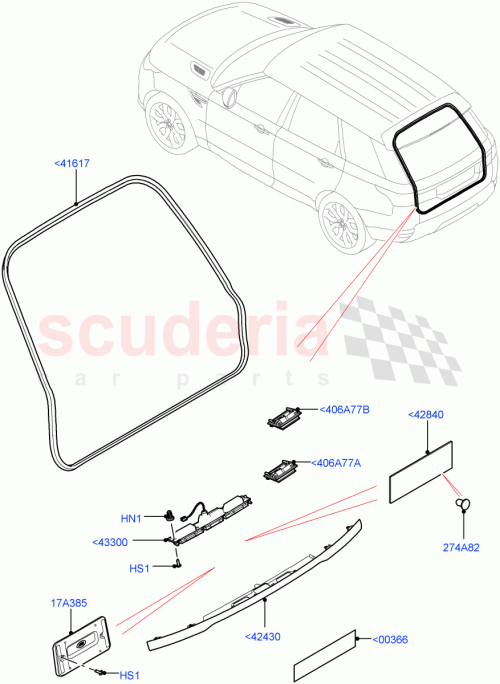 Part Diagram for Land Rover LR048899
