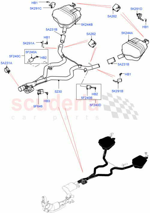 Part Diagram for Land Rover LR157604
