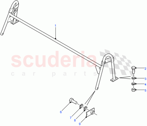 Part Diagram for Land Rover AHR710270