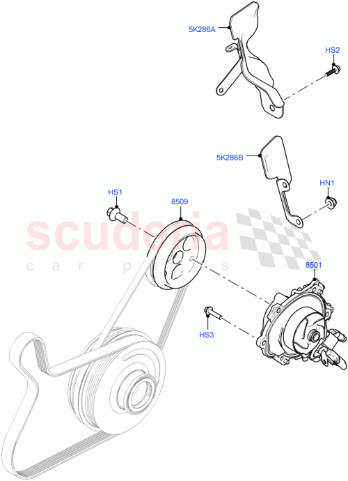 Part Diagram for Land Rover LR115260