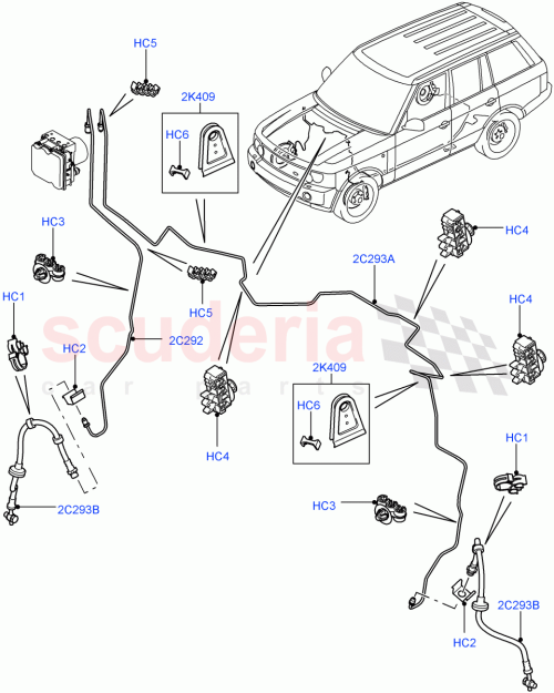 Part Diagram for Land Rover LR011717