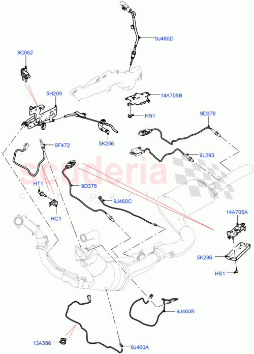 Part Diagram for Land Rover LR122715