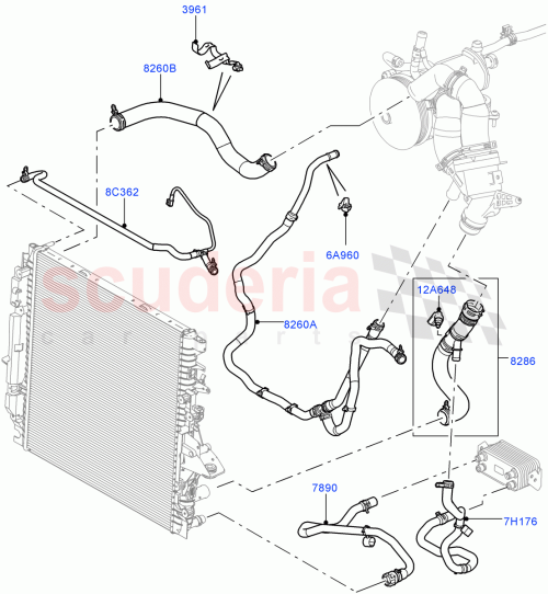 Part Diagram for Land Rover LR013687