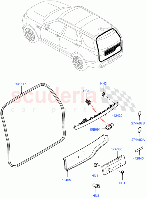 Part Diagram for Land Rover LR083124