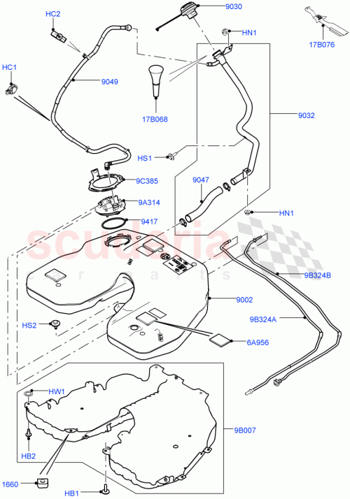 Part Diagram for Land Rover LR036706