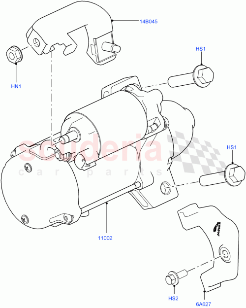 Part Diagram for Land Rover LR080295