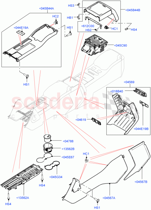 Part Diagram for Land Rover LR087519