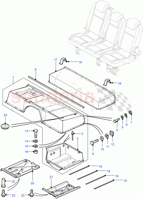 Part Diagram for Land Rover LR012214