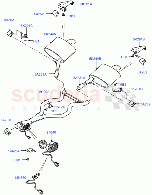 Part Diagram for Land Rover LR125103