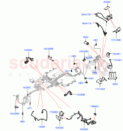 Part Diagram for Land Rover LR135372
