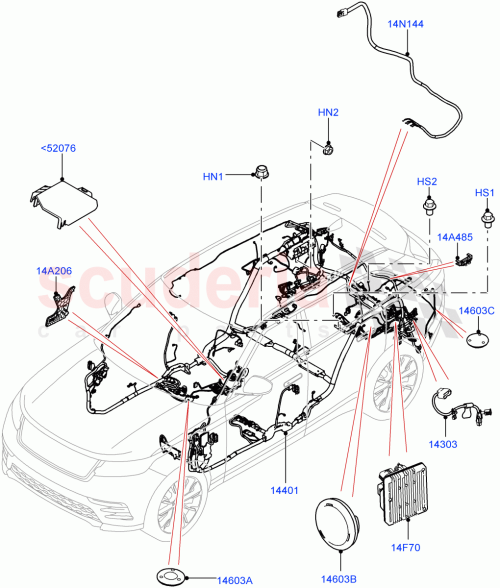 Part Diagram for Land Rover LR112775