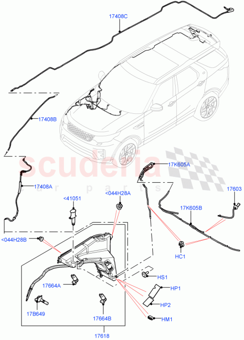 Part Diagram for Land Rover LR085649