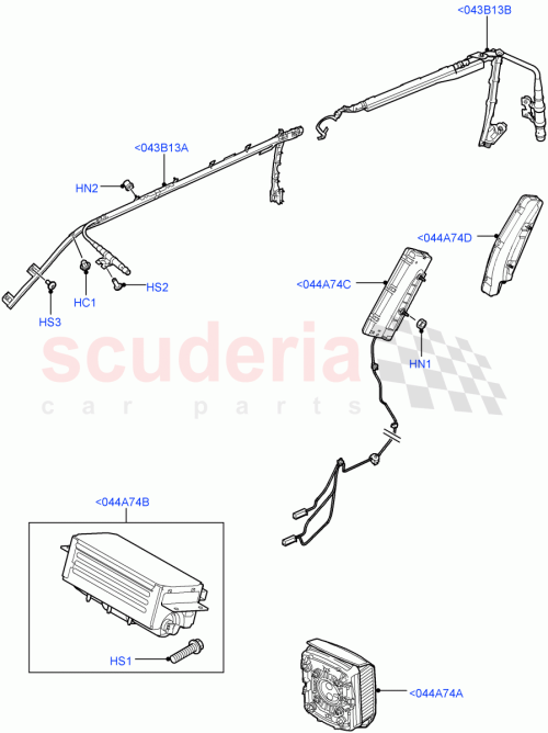 Part Diagram for Land Rover LR076783
