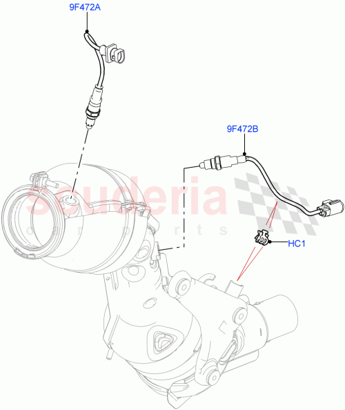 Part Diagram for Land Rover LR140081