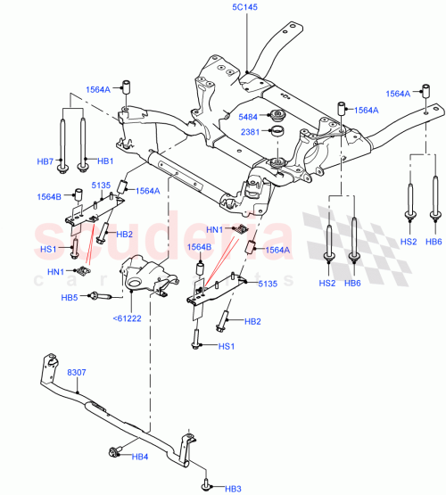 Part Diagram for Land Rover LR124637