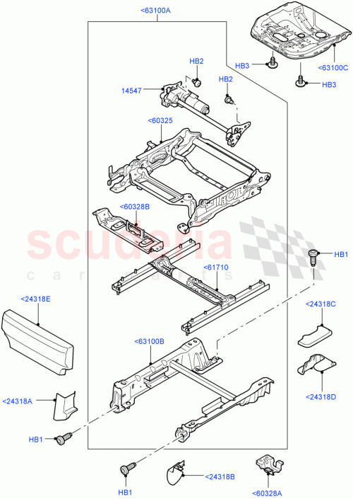 Part Diagram for Land Rover HFP500052