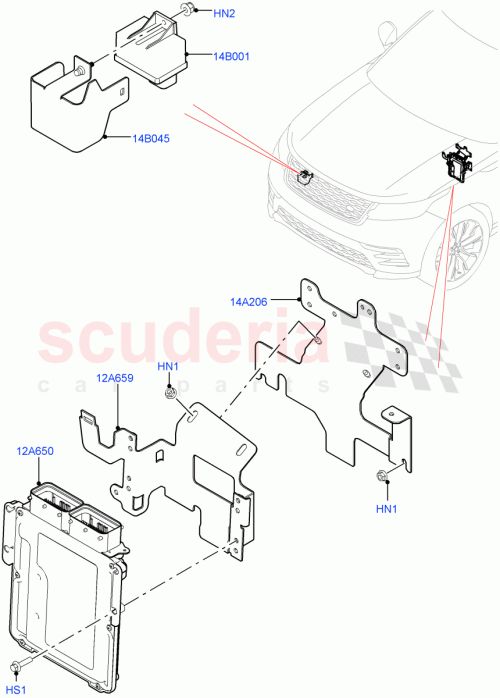 Part Diagram for Land Rover LR138433