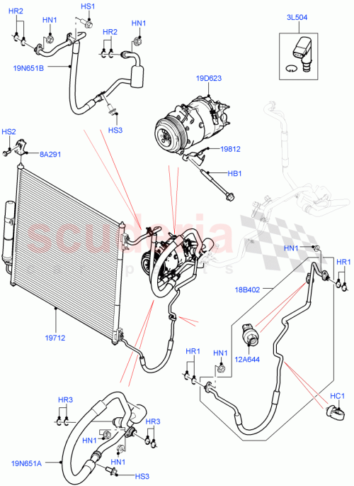 Part Diagram for Land Rover LR137975