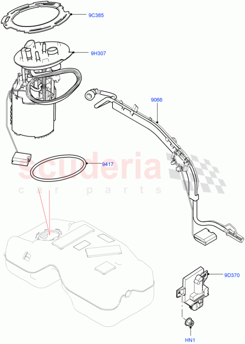 Part Diagram for Land Rover LR065230