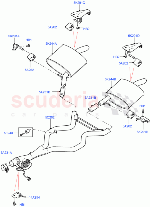 Part Diagram for Land Rover LR125102