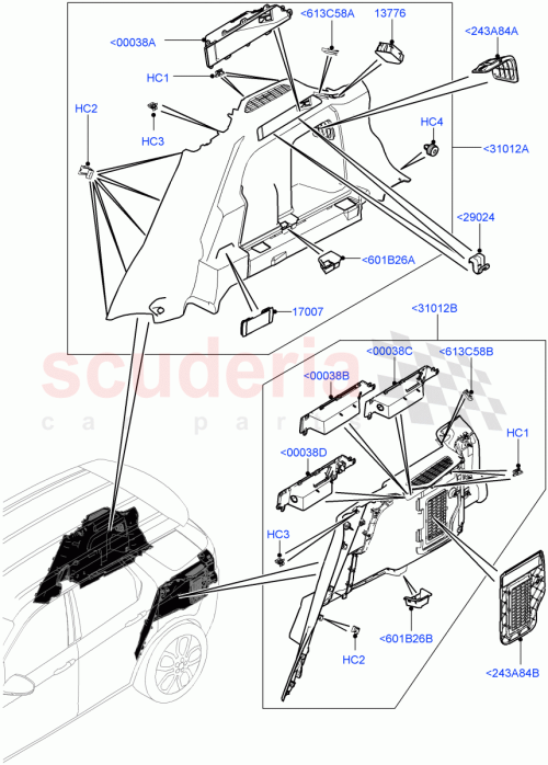 Part Diagram for Land Rover LR083726