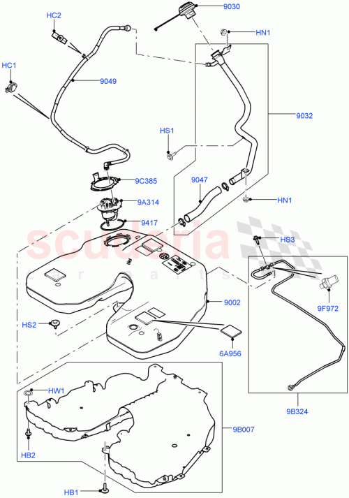 Part Diagram for Land Rover LR036657