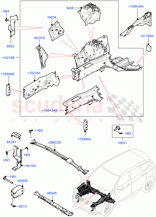 Part Diagram for Land Rover LR154865