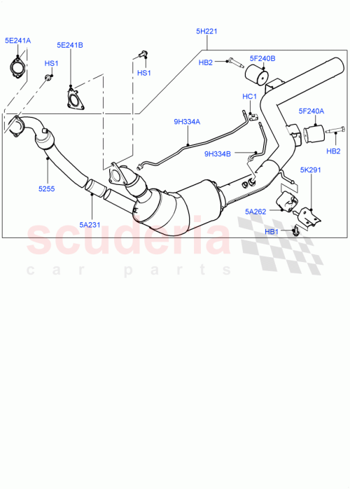 Part Diagram for Land Rover WYG500060
