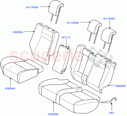Part Diagram for Land Rover HPA502540PVJ