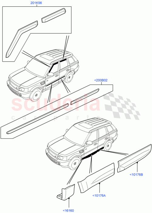 Part Diagram for Land Rover LR007360