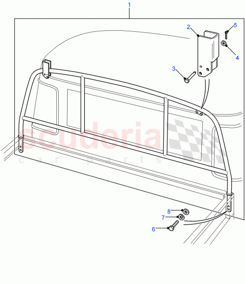 Part Diagram for Land Rover PS103121L