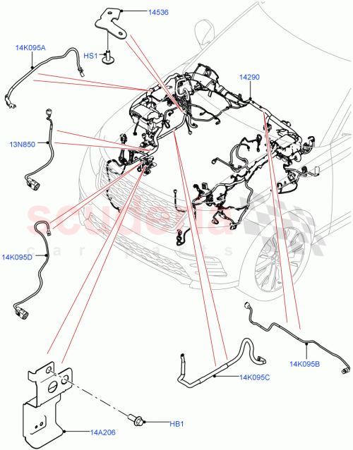 Part Diagram for Land Rover LR095633