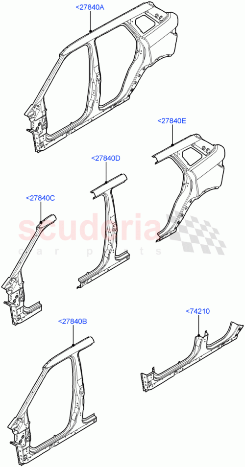 Part Diagram for Land Rover LR054605