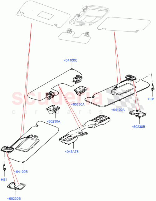Part Diagram for Land Rover LR129951