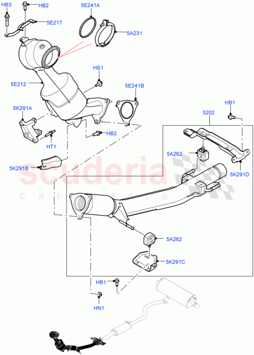 Part Diagram for Land Rover LR115606