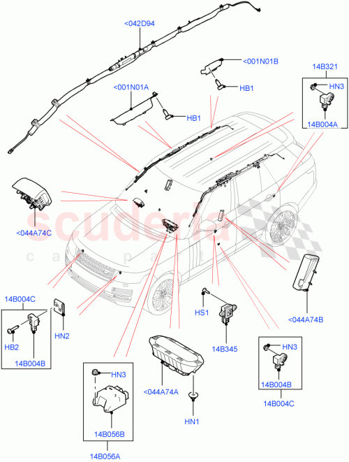 Part Diagram for Land Rover LR111553