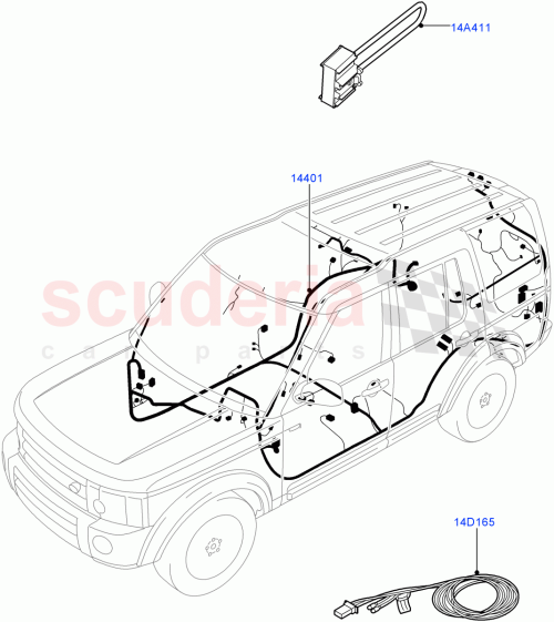 Part Diagram for Land Rover LR020726