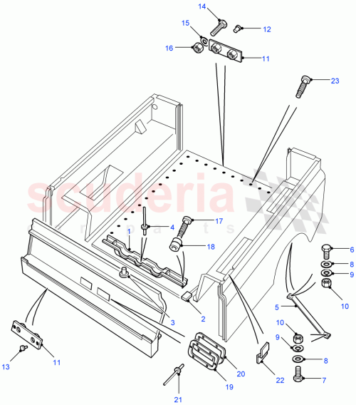 Part Diagram for Land Rover MRC8736