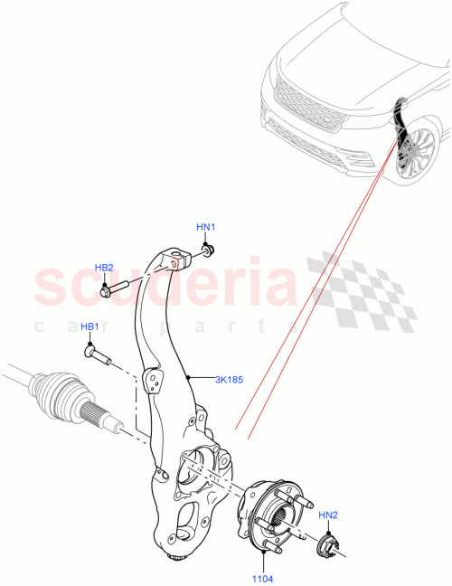 Part Diagram for Land Rover LR090515