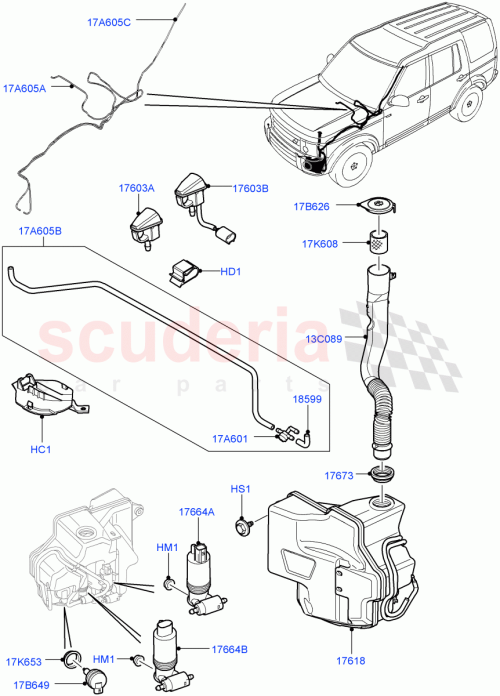 Part Diagram for Land Rover LR018834