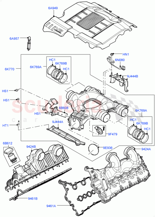 Part Diagram for Land Rover LR022751